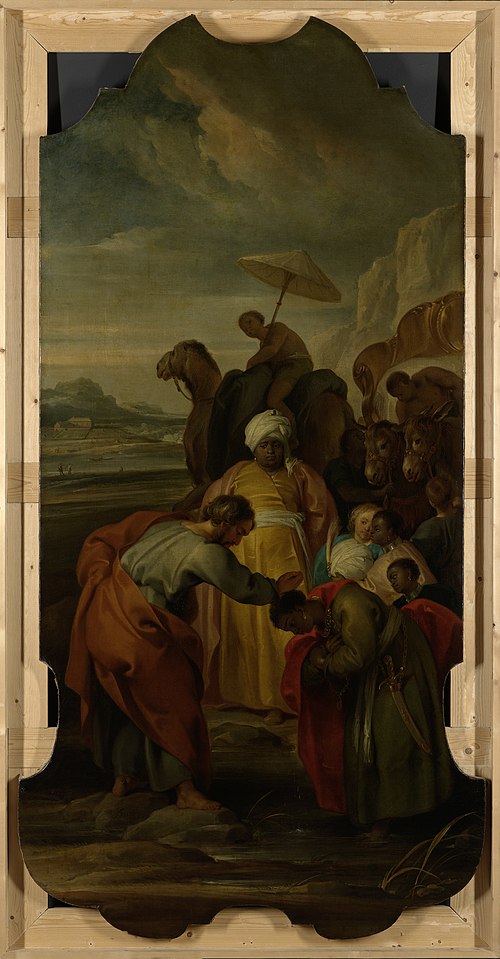 Saint Philip Baptizes the Eunuch, 1748, Jacob de Wit