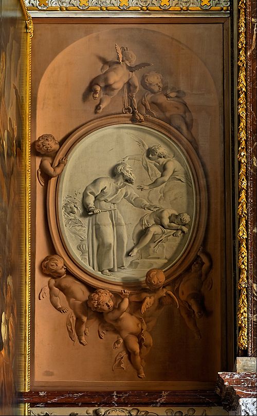 Abraham sacrificing his son Isaac, 1737, Jacob de Wit