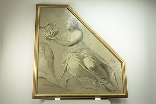 Allegorical Figure: Fire, 1725, Jacob de Wit