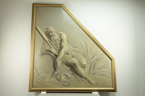 Allegorical Figure: Water, 1725, Jacob de Wit