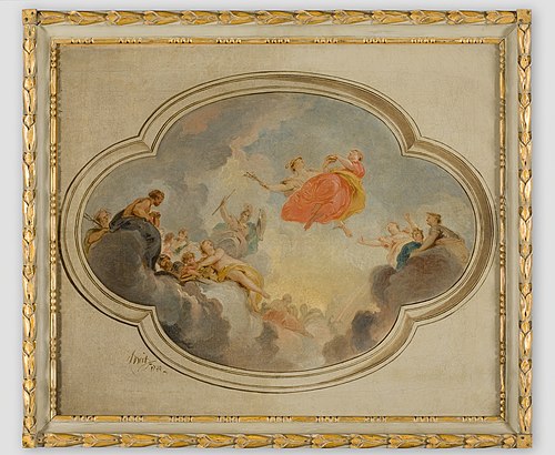 De apotheose van Psyche, 1744, Jacob de Wit