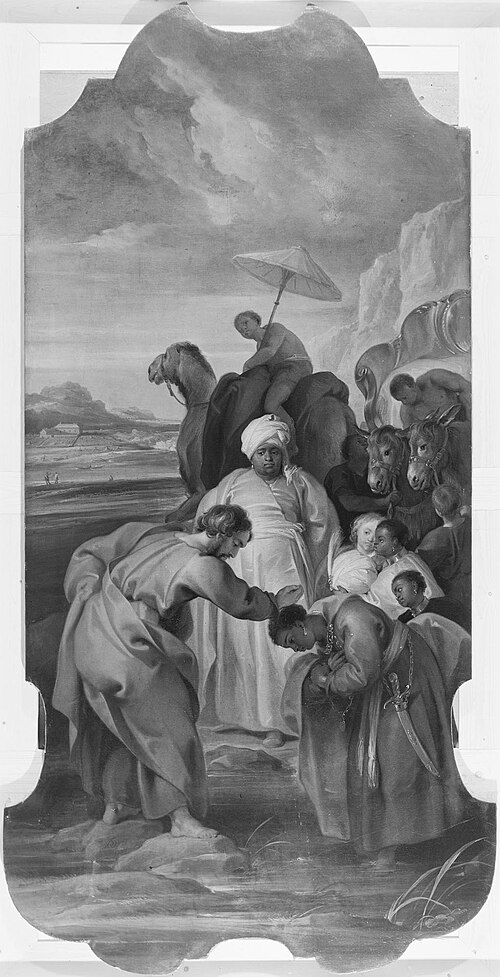 The Baptism of the Eunuch, 1748, Jacob de Wit