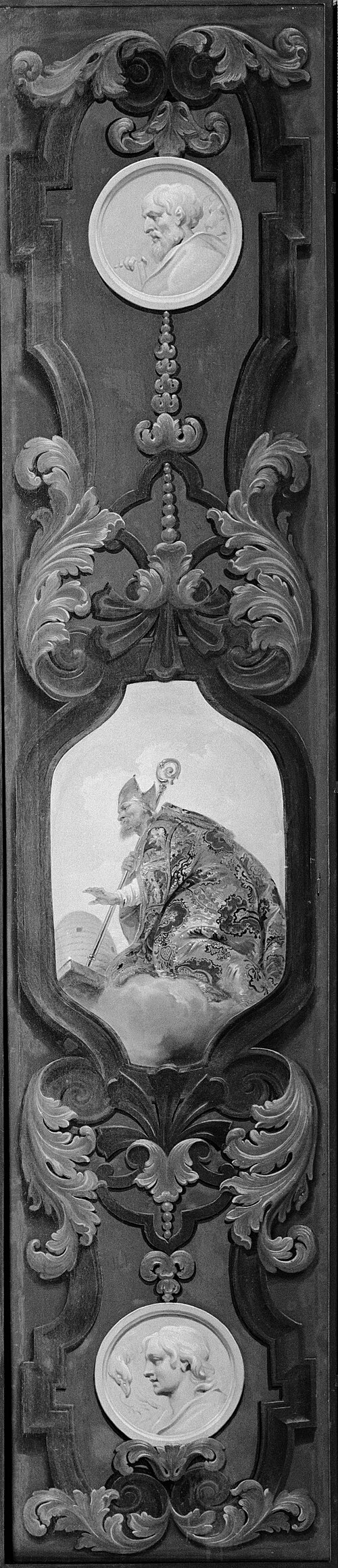 Ambrosius, kerkvader, 1729, Jacob de Wit