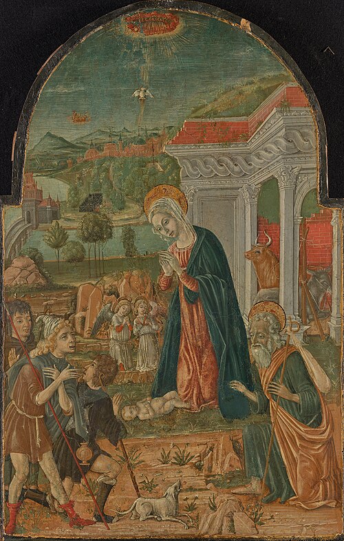 The adoration of the Shepherds, , Guidoccio Cozzarelli