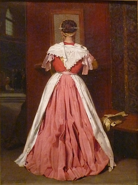 Paysanne de Frascati au confessionnal, 1826, Guillaume Bodinier
