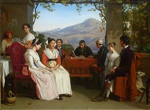 An Italian prenuptial agreement, 1831, Guillaume Bodinier