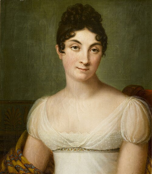 Portrait de Claire Élisabeth de Vergennes, Comtesse de Rémusat, 1813, Guillaume Descamps