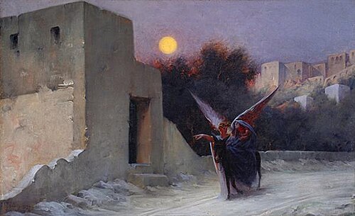 La Fuite en Egypte, 1894, Guillaume Dubufe