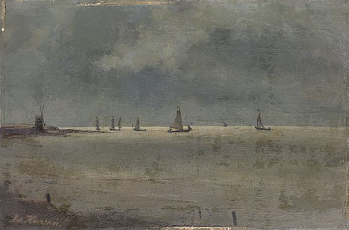 The Zuider Zee, 1892, Eduard Karsen