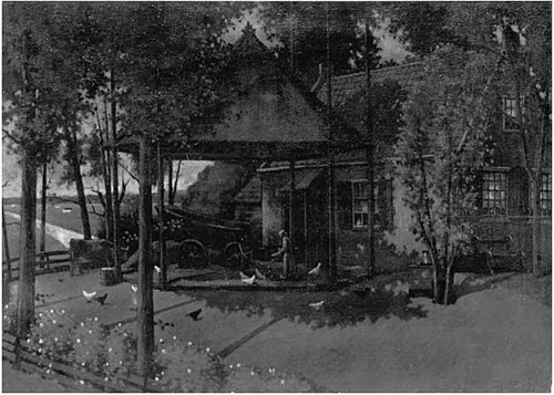 Boerenplaats, 1900, Eduard Karsen