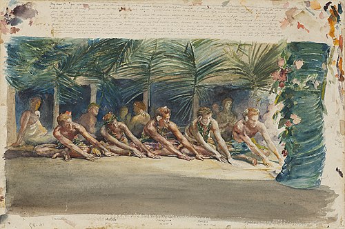 Siva Dance at Night, 1890, John La Farge