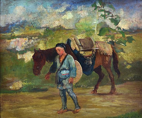 Japanese Peasant Girl, 1886, John La Farge