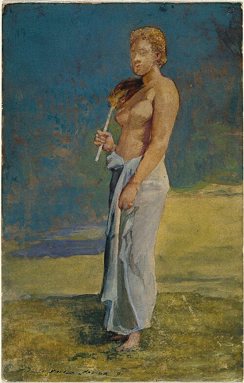 Samoan Lady, 1891, John La Farge