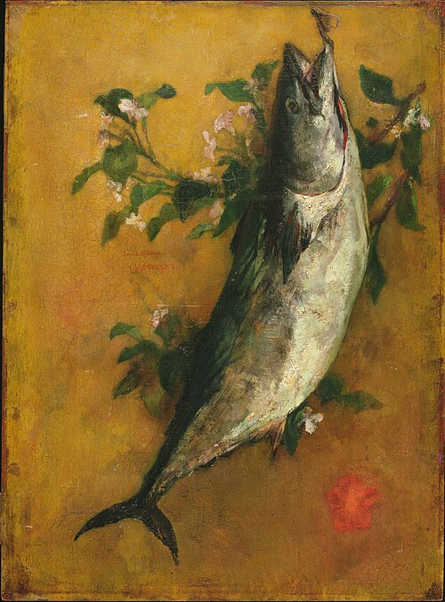 Fish (Decorative Panel), 1865, John La Farge