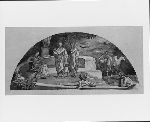 The Relation of the Individual to the State: Socrates and His Friends Discuss "The Republic," as in , 1903, John La Farge