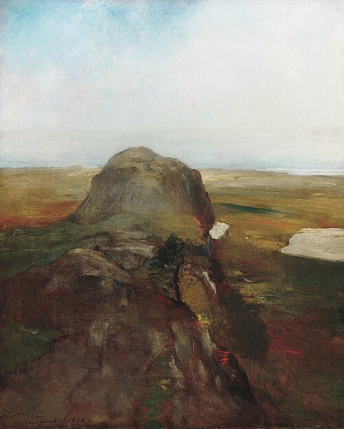 Autumn Study, View over Hanging Rock, Newport, R.I., 1868, John La Farge