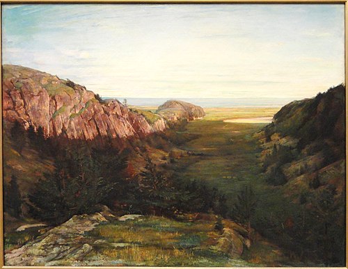 The Last Valley - Paradise Rocks, 1867, John La Farge