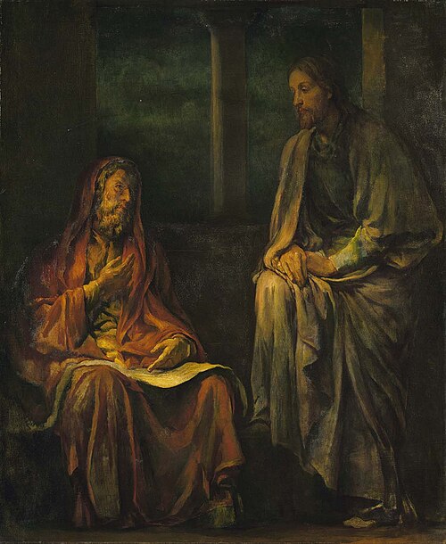 Visit of Nicodemus to Christ, 1880, John La Farge