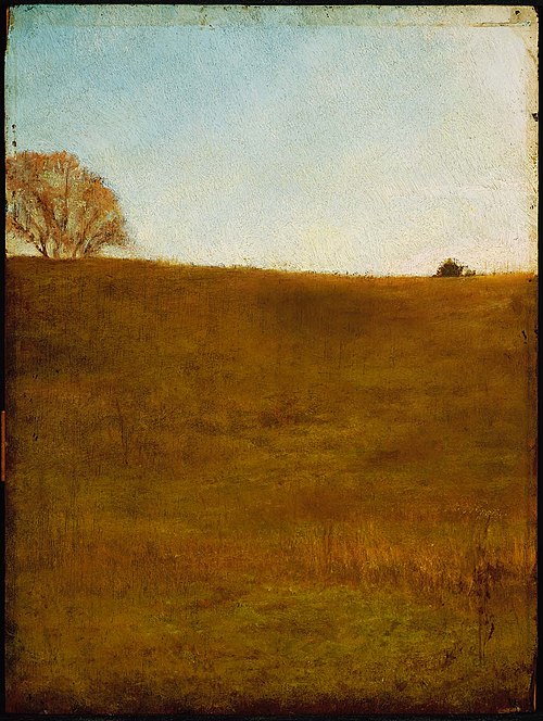 Autumn: October. Hillside, Noonday, Glen Cove, Long Island, 1860, John La Farge