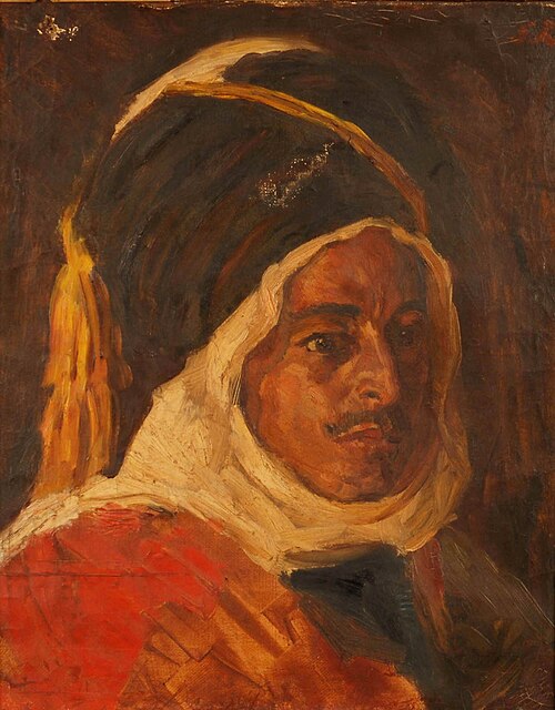 Portrait of a Spahi, 1900, Guillaume Régamey