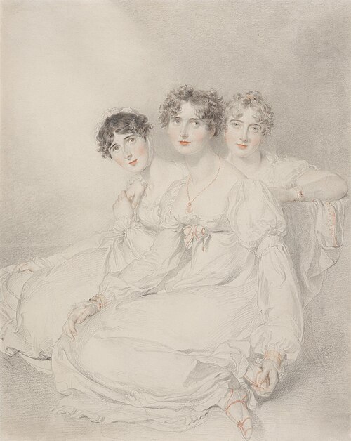 The Wellesley-Pole Sisters, 1814, Thomas Lawrence