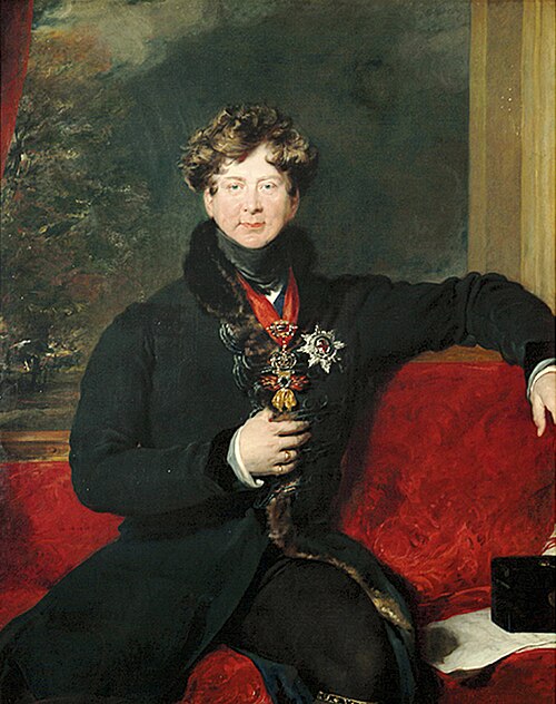King George IV Seated, in Morning Dress, 1822, Thomas Lawrence