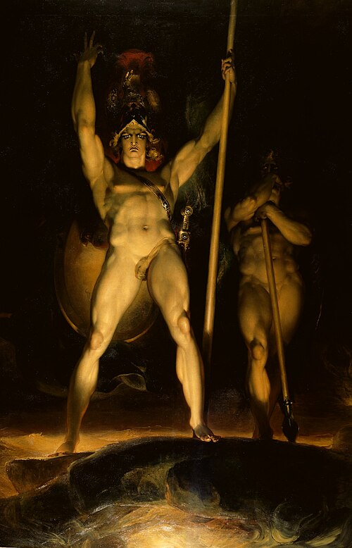 Satan Summoning His Legions, 1796, Thomas Lawrence