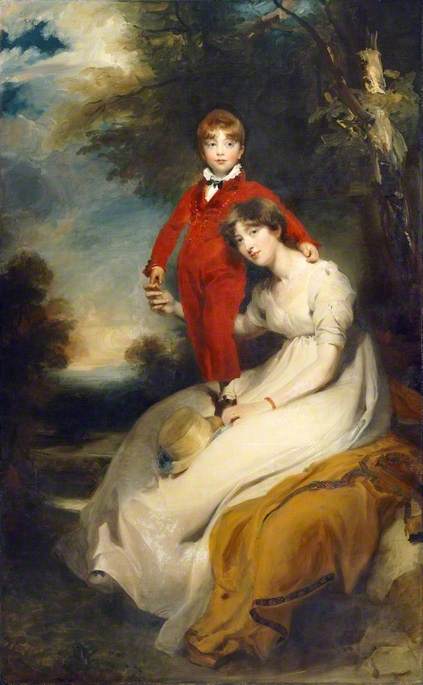 Mrs Charles Thellusson, née Sabine Robarts (1775–1814), and Her Son, Charles Thellusson (1797–1856), 1804, Thomas Lawrence