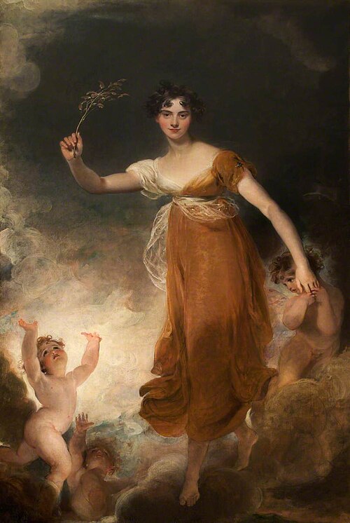 Georgiana Maria Leicester (1793–1859), Lady de Tabley, as 'Hope', , Thomas Lawrence