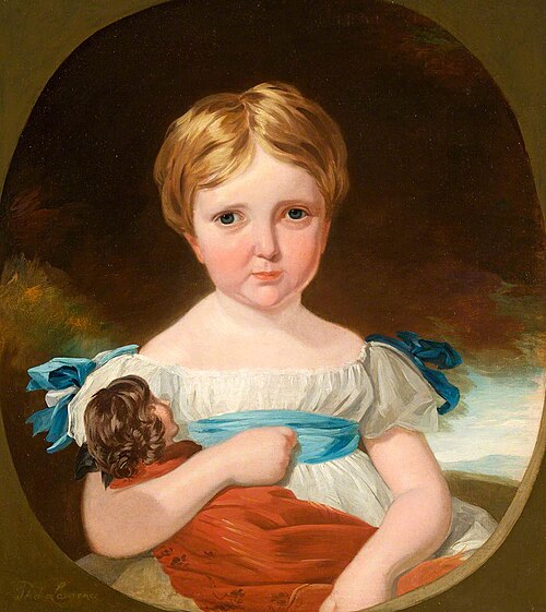 Portrait of a Child with a Doll, 1799, Thomas Lawrence