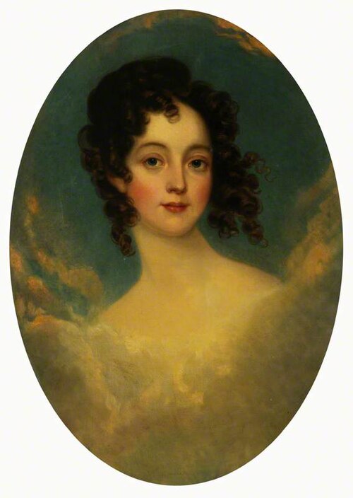 Charlotte Rothschild (1807–1859), Baroness Anselm de Rothschild, 1825, Thomas Lawrence