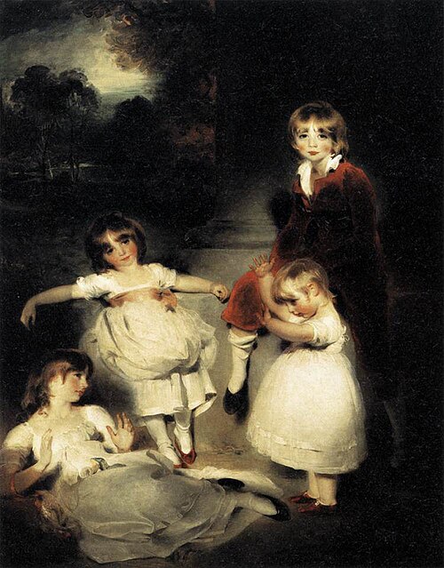 Portrait of the Children of Ayscoghe Boucherett, 1799, Thomas Lawrence