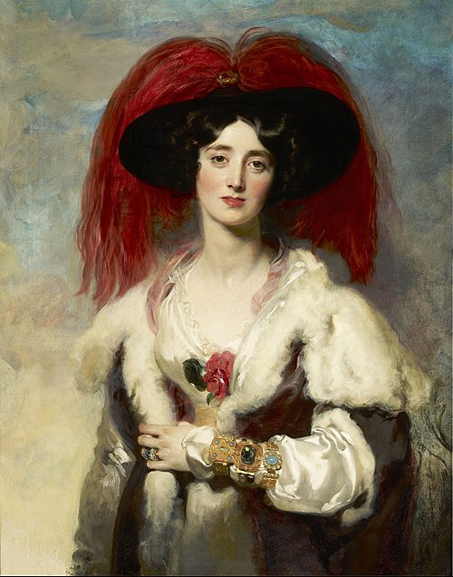 Portrait de Julia, Lady Peel, 1827, Thomas Lawrence