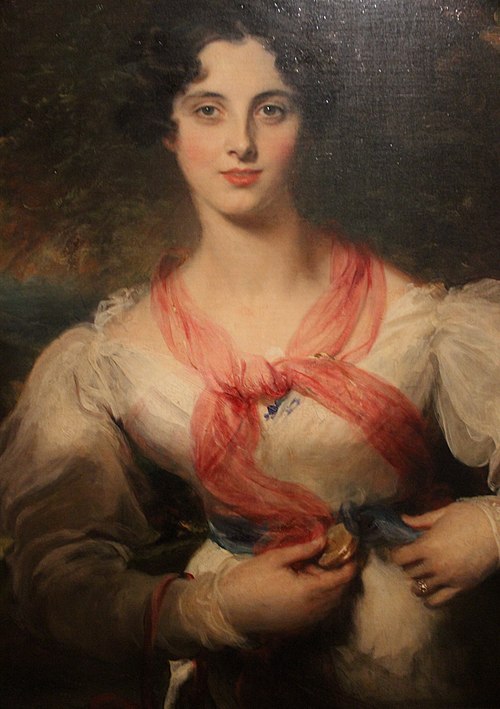 Portrait of Harriott West (Later Mrs. William Woodgate), , Thomas Lawrence
