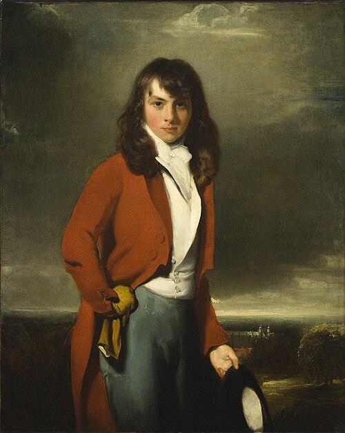 Portrait of Arthur Atherley as an Etonian, 1791, Thomas Lawrence