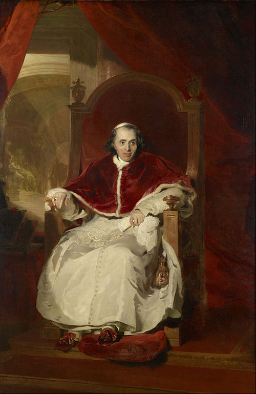 Portrait of Pope Pius VII, 1819, Thomas Lawrence