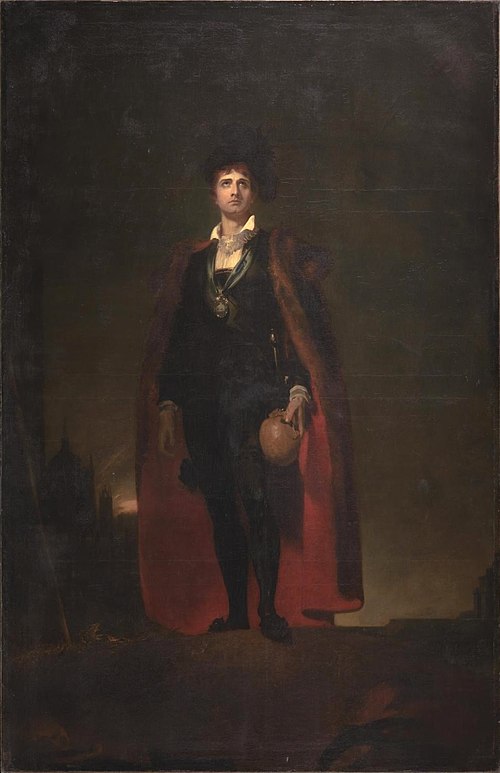 John Philip Kemble as Hamlet, 1801, Thomas Lawrence