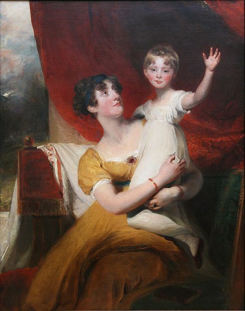 Lady Orde with her Daughter Anne, 1810, Thomas Lawrence