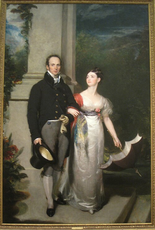 Portrait of Mr. and Mrs. James Dunlop, 1825, Thomas Lawrence