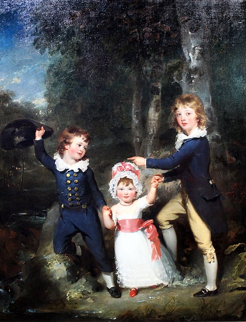 Portrait of the Children of Lord George Cavendish, 1790, Thomas Lawrence