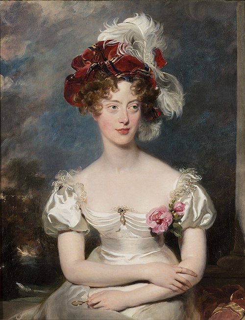 Marie Caroline de Bourbon-Sicile (1798–1870), duchesse de Berry., 1825, Thomas Lawrence