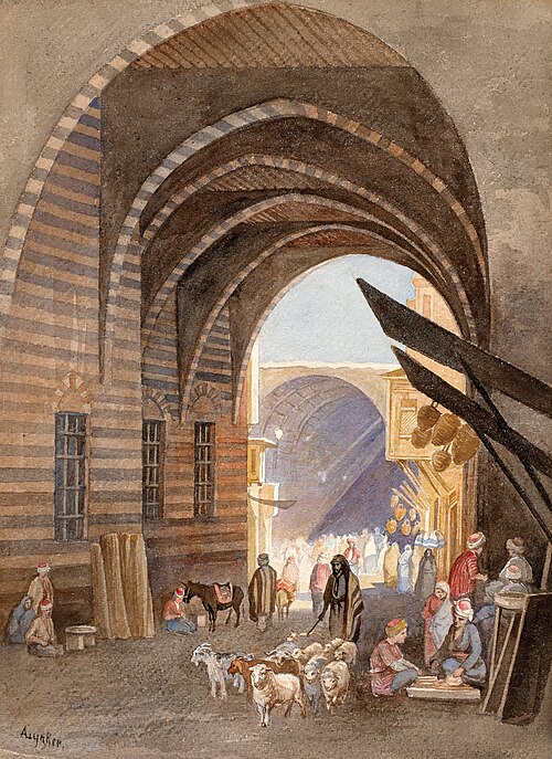 Bazar, 1850, Anna Lynker