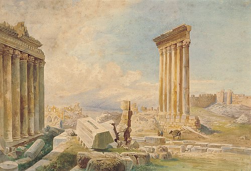Baalbek, 1870, Anna Lynker