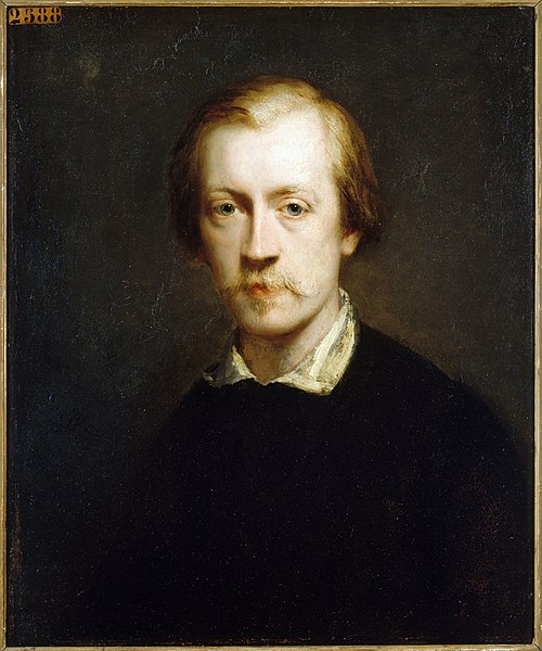 Portrait du peintre Félix Ziem, 1850, Gustave Ricard