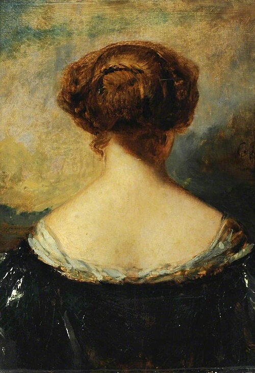 Femme vue du dos (Woman seen from the back), 1865, Gustave Ricard