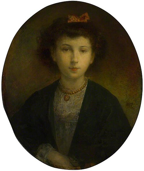 The Countess of Desart as a Child, 1870, Gustave Ricard