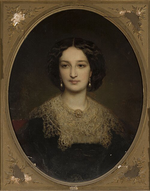Portrait de Katarzyna Potocka née Branicka., 1855, Gustave Ricard