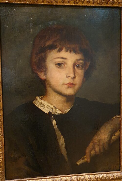 A jovem música, 1853, Gustave Ricard