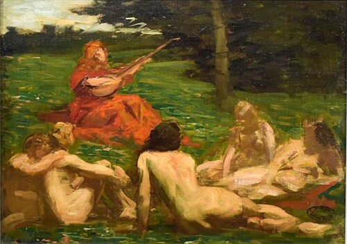 The muse, , Gustave Vanaise