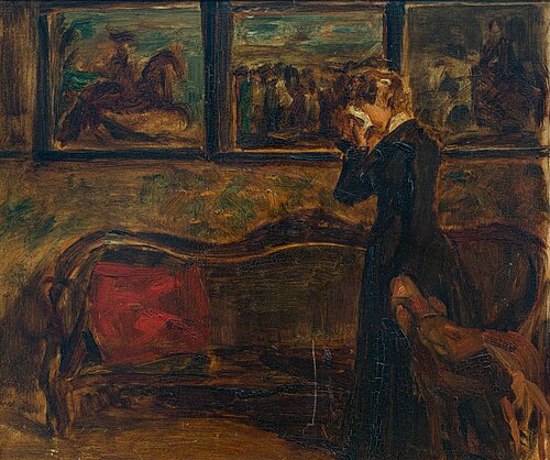 Femme en pleurs, , Gustave Vanaise